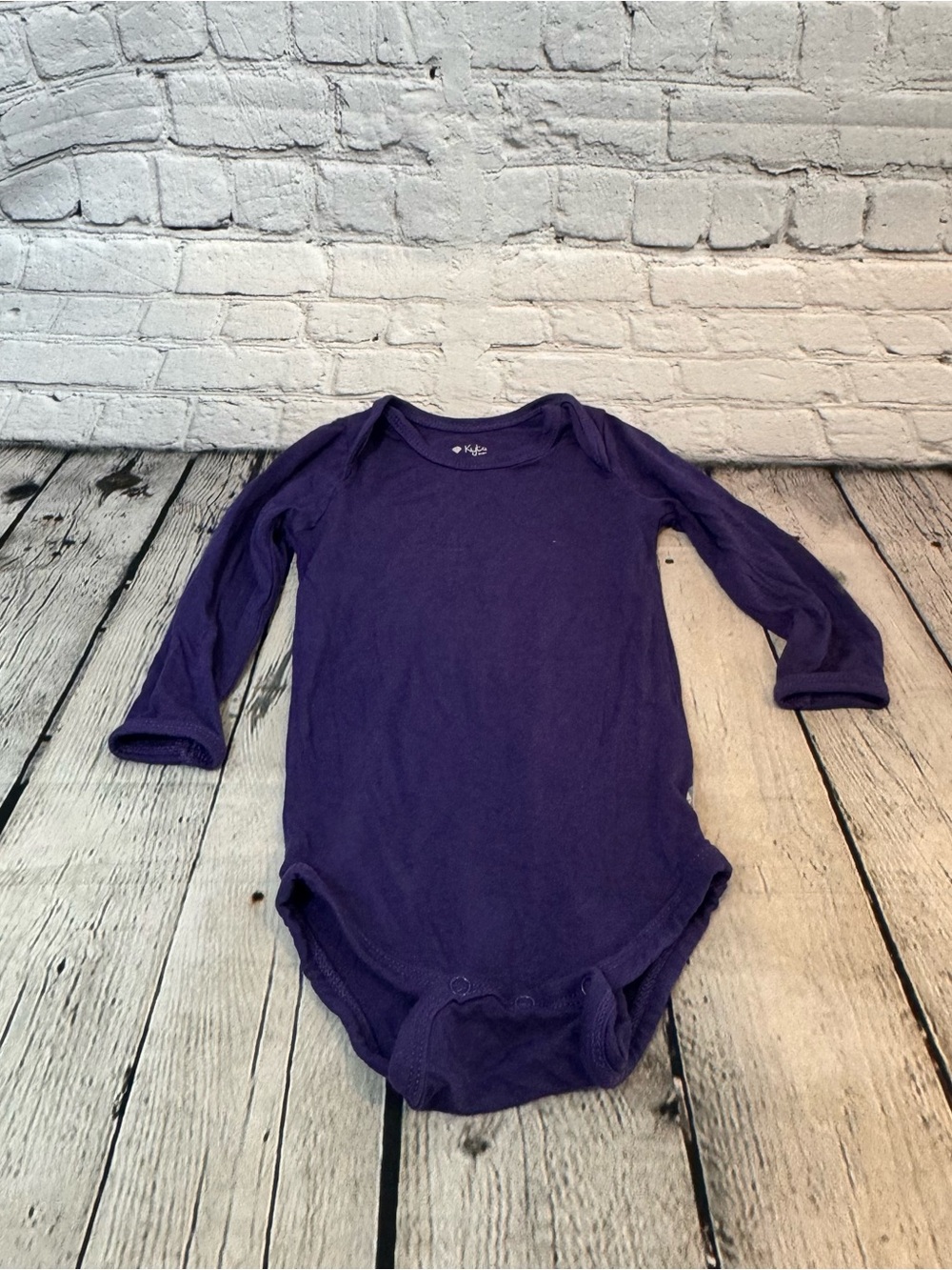 Kyte Baby Purple Bamboo Long Sleeve Bodysuit
